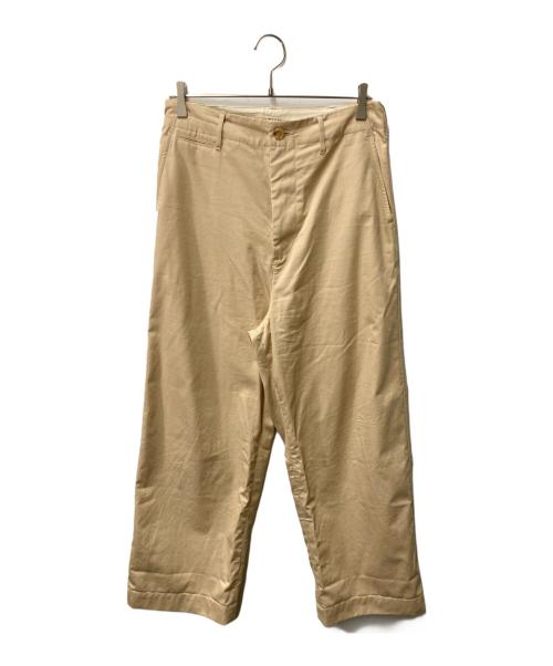 AURALEE（オーラリー）AURALEE (オーラリー) WASHED FINX LIGHT CHINO WIDE PANTS ベージュ サイズ:3の古着・服飾アイテム