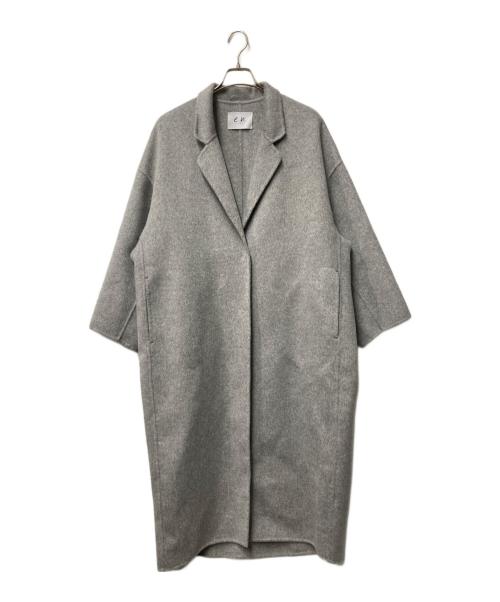 evernavy（エバーネイビー）evernavy (エバーネイビー) リバーロングコクーンコート グレー サイズ:MT 未使用品の古着・服飾アイテム