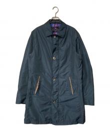 ETRO（エトロ）の古着「ステンカラーコート」｜ネイビー