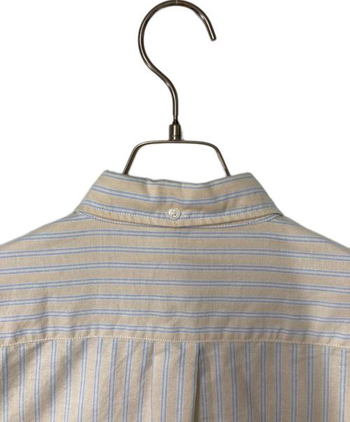 SUPREME（シュプリーム）SUPREME (シュプリーム) Loose Fit Oxford S/S Shirt ベージュ×ブルー サイズ:Mの古着・服飾アイテム