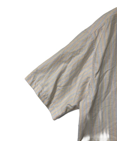 SUPREME（シュプリーム）SUPREME (シュプリーム) Loose Fit Oxford S/S Shirt ベージュ×ブルー サイズ:Mの古着・服飾アイテム
