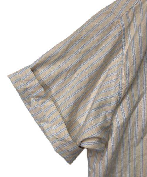 SUPREME（シュプリーム）SUPREME (シュプリーム) Loose Fit Oxford S/S Shirt ベージュ×ブルー サイズ:Mの古着・服飾アイテム