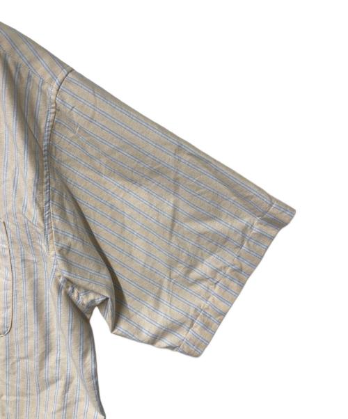 SUPREME（シュプリーム）SUPREME (シュプリーム) Loose Fit Oxford S/S Shirt ベージュ×ブルー サイズ:Mの古着・服飾アイテム