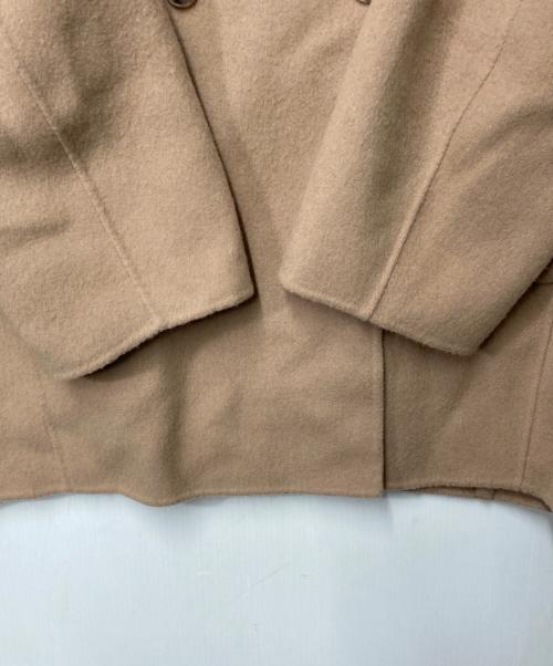 SLOBE IENA（スローブ イエナ）SLOBE IENA (スローブ イエナ) souple wool ダブルフェイスミドルコート ベージュ サイズ:Freeの古着・服飾アイテム