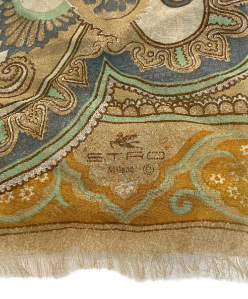 ETRO（エトロ）ETRO (エトロ) シルクストール ブラウンの古着・服飾アイテム