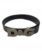 DOLCE & GABBANAドルチェ＆ガッバーナ）の古着「レザーベルト」｜ブラウン