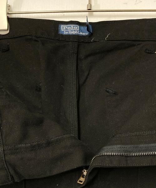 POLO RALPH LAUREN（ポロ・ラルフローレン）POLO RALPH LAUREN (ポロ・ラルフローレン) ダブルニーパンツ ブラック サイズ:36の古着・服飾アイテム