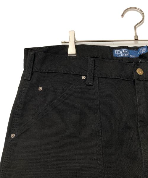 POLO RALPH LAUREN（ポロ・ラルフローレン）POLO RALPH LAUREN (ポロ・ラルフローレン) ダブルニーパンツ ブラック サイズ:36の古着・服飾アイテム