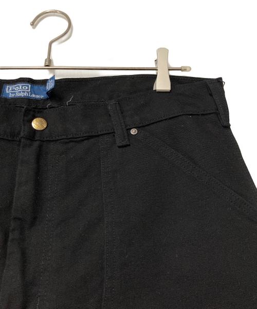 POLO RALPH LAUREN（ポロ・ラルフローレン）POLO RALPH LAUREN (ポロ・ラルフローレン) ダブルニーパンツ ブラック サイズ:36の古着・服飾アイテム