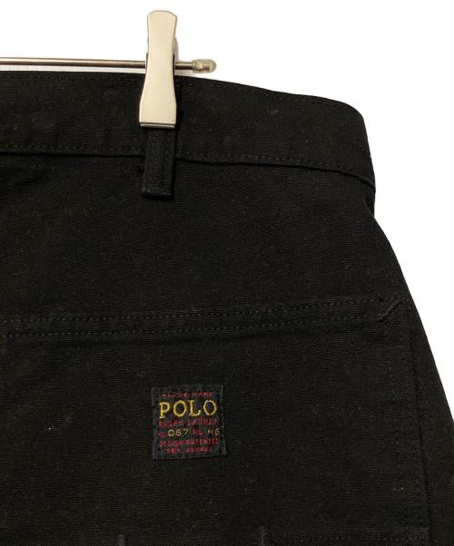 POLO RALPH LAUREN（ポロ・ラルフローレン）POLO RALPH LAUREN (ポロ・ラルフローレン) ダブルニーパンツ ブラック サイズ:36の古着・服飾アイテム