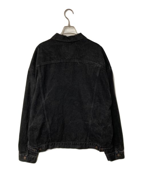 LEVI'S（リーバイス）LEVI'S (リーバイス) 90’S 後染めデニムジャケット ブラック サイズ:XLの古着・服飾アイテム