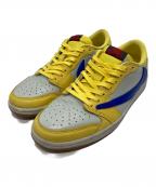 NIKE×Travis Scottナイキ×トラヴィススコット）の古着「Women's Air Jordan 1 Retro Low OG "Canary"」｜ブルー×イエロー