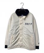 HELLY HANSENヘリーハンセン）の古着「ファイバーパイルコウデンシデッキジャケット」｜ベージュ