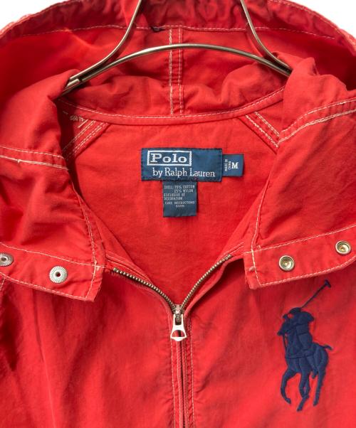 POLO RALPH LAUREN（ポロ・ラルフローレン）POLO RALPH LAUREN (ポロ・ラルフローレン) ポニー刺繍ジャケット レッド サイズ:Mの古着・服飾アイテム
