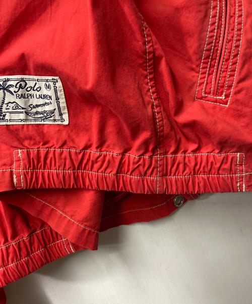 POLO RALPH LAUREN（ポロ・ラルフローレン）POLO RALPH LAUREN (ポロ・ラルフローレン) ポニー刺繍ジャケット レッド サイズ:Mの古着・服飾アイテム