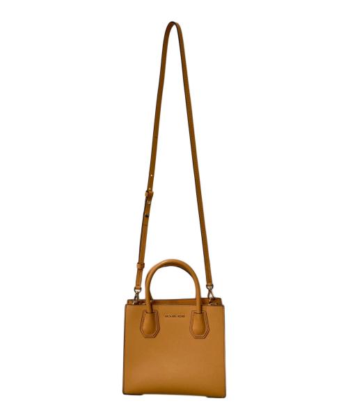 MICHAEL KORS（マイケルコース）MICHAEL KORS (マイケルコース) MERCERミディアム メッセンジャー オレンジの古着・服飾アイテム