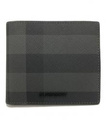 BURBERRY（バーバリー）の古着「2つ折り財布」｜グレー×ブラック