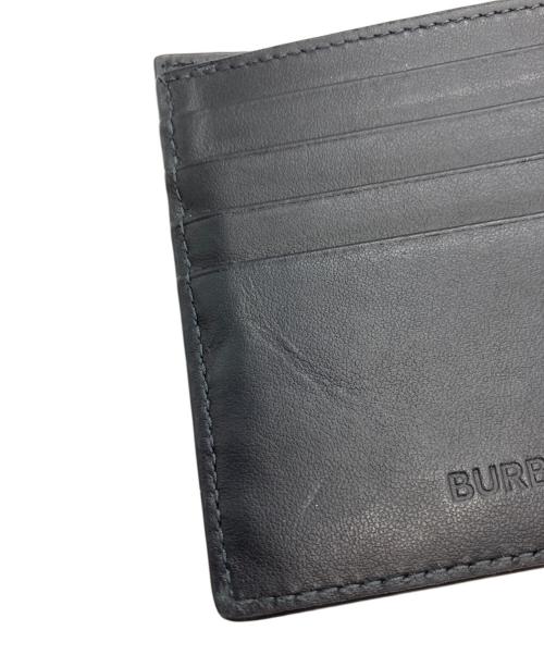 BURBERRY（バーバリー）BURBERRY (バーバリー) 2つ折り財布 グレー×ブラックの古着・服飾アイテム