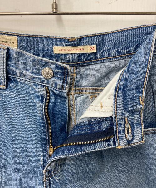 LEVI'S PReMIUM（リーバイス プレミアム）LEVI'S PReMIUM (リーバイス プレミアム) SUPER BAGGY BARREL インディゴ サイズ:24の古着・服飾アイテム