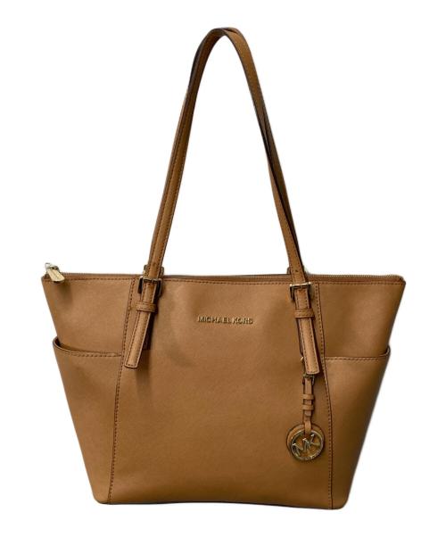 MICHAEL KORS（マイケルコース）MICHAEL KORS (マイケルコース) トートバッグ ベージュの古着・服飾アイテム