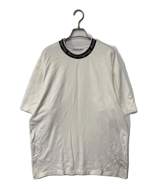 Acne studios（アクネ ストゥディオズ）Acne studios (アクネ ストゥディオズ) EXTORR LOGO RIB T-SHIRTS ホワイト サイズ:Mの古着・服飾アイテム