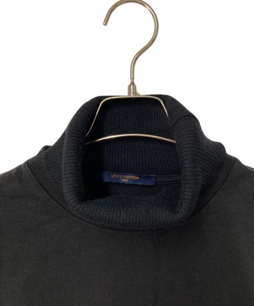 LOUIS VUITTON（ルイ ヴィトン）LOUIS VUITTON (ルイ ヴィトン) レイヤードプリントスウェット ブラック サイズ:Mの古着・服飾アイテム