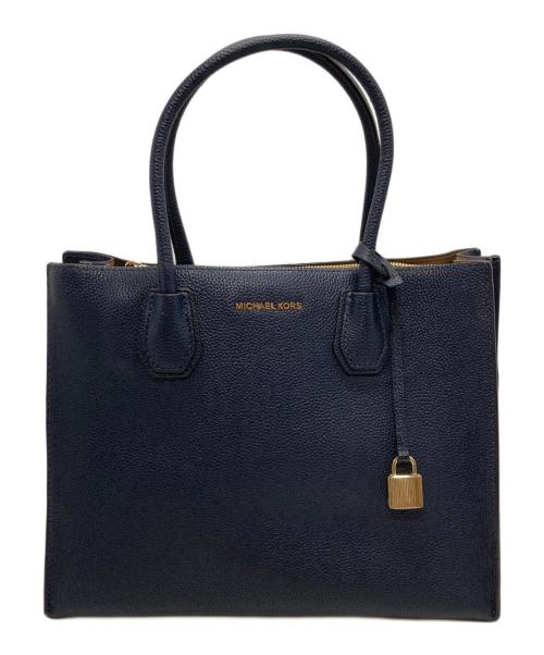 MICHAEL KORS（マイケルコース）MICHAEL KORS (マイケルコース) 2WAYショルダーバッグ ネイビーの古着・服飾アイテム