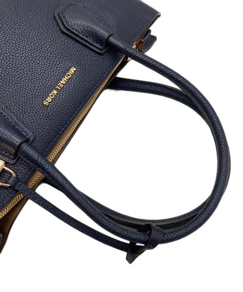 MICHAEL KORS（マイケルコース）MICHAEL KORS (マイケルコース) 2WAYショルダーバッグ ネイビーの古着・服飾アイテム