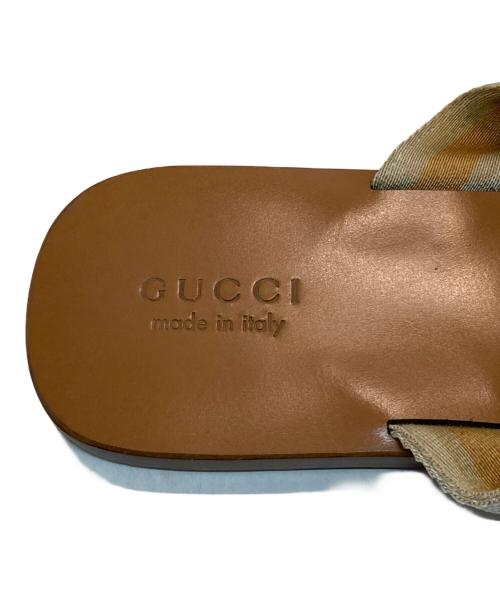 GUCCI（グッチ）GUCCI (グッチ) インターロッキングGサンダル ベージュ サイズ:不明　実寸参照の古着・服飾アイテム