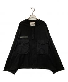 TIGHTBOOTH PRODUCTION（タイトブースプロダクション）の古着「COLLARLESS FIELD JKT」｜ブラック