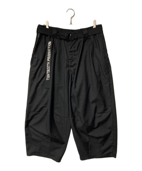 TIGHTBOOTH PRODUCTION（タイトブースプロダクション）TIGHTBOOTH PRODUCTION (タイトブースプロダクション) BAGGY SLACKS ブラック サイズ:Lの古着・服飾アイテム