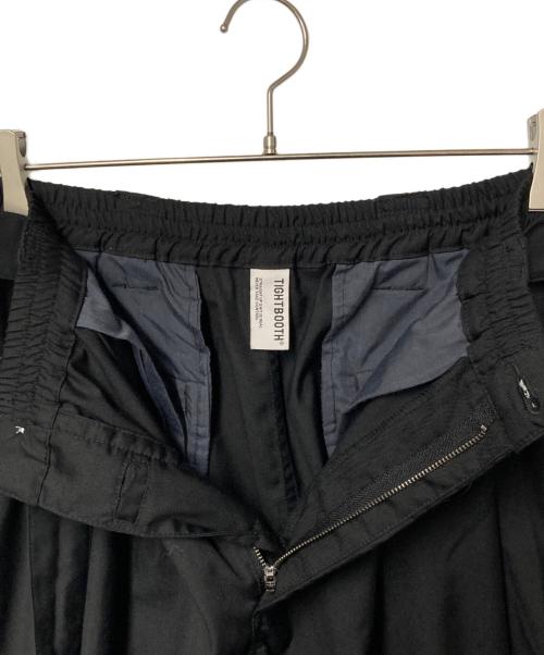TIGHTBOOTH PRODUCTION（タイトブースプロダクション）TIGHTBOOTH PRODUCTION (タイトブースプロダクション) BAGGY SLACKS ブラック サイズ:Lの古着・服飾アイテム