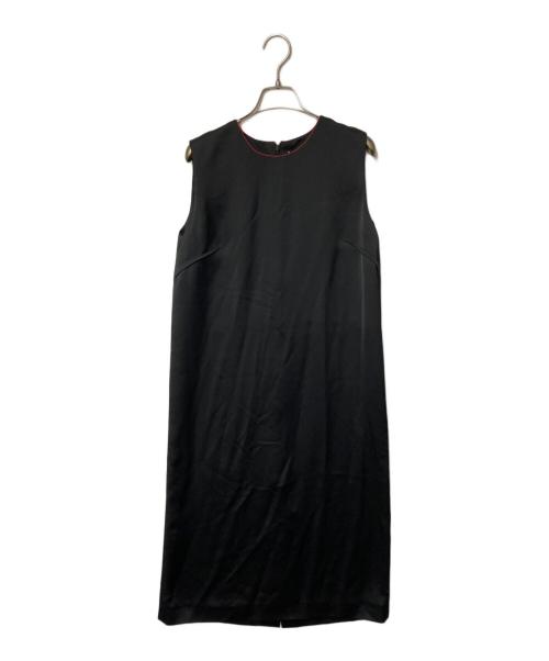 Maison Margiela（メゾンマルジェラ）Maison Margiela (メゾンマルジェラ) パイピングノースリーブワンピース ブラック サイズ:42の古着・服飾アイテム