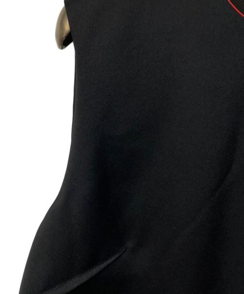 Maison Margiela（メゾンマルジェラ）Maison Margiela (メゾンマルジェラ) パイピングノースリーブワンピース ブラック サイズ:42の古着・服飾アイテム