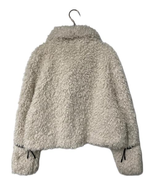 willfully（ウィルフリー）willfully (ウィルフリー) プードルファー トグルショートジャケットコート ベージュ サイズ:Freeの古着・服飾アイテム