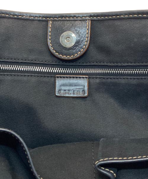 CELINE（セリーヌ）CELINE (セリーヌ) マカダム柄トートバッグ ブラックの古着・服飾アイテム