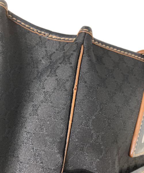 CELINE（セリーヌ）CELINE (セリーヌ) マカダム柄トートバッグ ブラックの古着・服飾アイテム