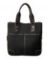 CELINE（セリーヌ）の古着「マカダム柄トートバッグ」｜ブラック