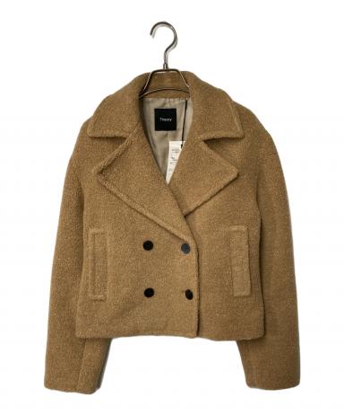中古・古着通販】theory (セオリー) TEDDY FLEECE FAUX FUR PEACOAT