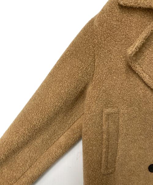 theory（セオリー）theory (セオリー) TEDDY FLEECE FAUX FUR PEACOAT ベージュ サイズ:P(下記採寸参照) 未使用品の古着・服飾アイテム