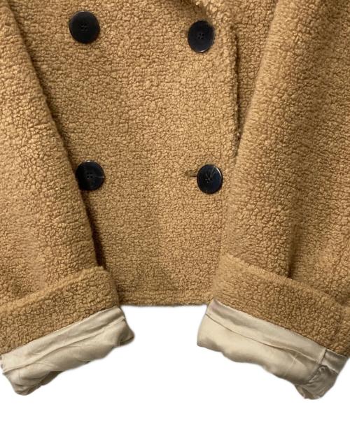 theory（セオリー）theory (セオリー) TEDDY FLEECE FAUX FUR PEACOAT ベージュ サイズ:P(下記採寸参照) 未使用品の古着・服飾アイテム