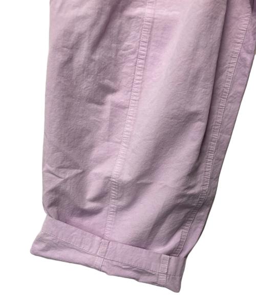 Curensology（カレンソロジー）Curensology (カレンソロジー) コットンリネンドロストパンツ パープル サイズ:Fの古着・服飾アイテム
