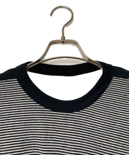 Curensology（カレンソロジー）Curensology (カレンソロジー) INSCRIRE (アンスクリア) アンスクリア 2way Tシャツ グレー×ブラック サイズ:Mの古着・服飾アイテム