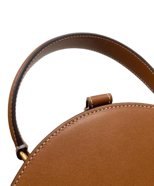 Kate Spade（ケイトスペード）Kate Spade (ケイトスペード) レオパードニードルポイント ハンドバッグ ブラウンの古着・服飾アイテム