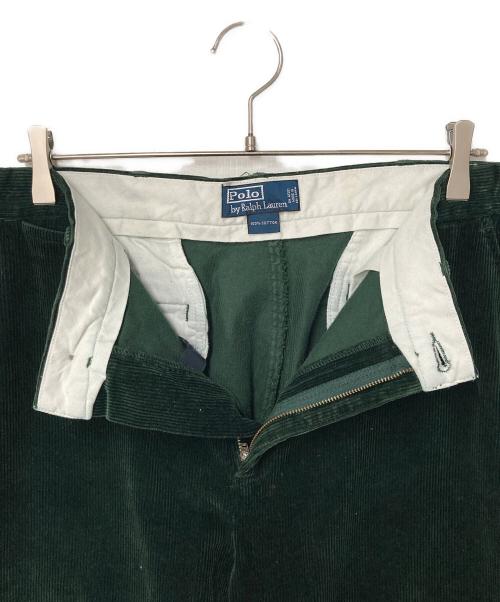 POLO RALPH LAUREN（ポロ・ラルフローレン）POLO RALPH LAUREN (ポロ・ラルフローレン) コーデュロイパンツ グリーン サイズ:34/32の古着・服飾アイテム