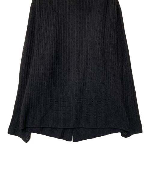 AURALEE（オーラリー）AURALEE (オーラリー) BRUSHED COTTON WOOL RIB KNIT SHIRT ブラック サイズ:3の古着・服飾アイテム