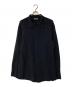 AURALEE（オーラリー）の古着「BRUSHED COTTON WOOL RIB KNIT SHIRT」｜ブラック