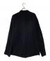 AURALEE (オーラリー) BRUSHED COTTON WOOL RIB KNIT SHIRT ブラック サイズ:3：18000円