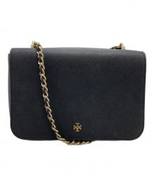 TORY BURCH（トリーバーチ）の古着「2WAYチェーンショルダーバッグ」｜ブラック