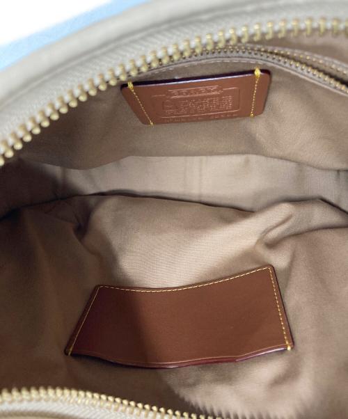 COACH（コーチ）COACH (コーチ) シグネチャー ワンショルダーバッグ ベージュの古着・服飾アイテム